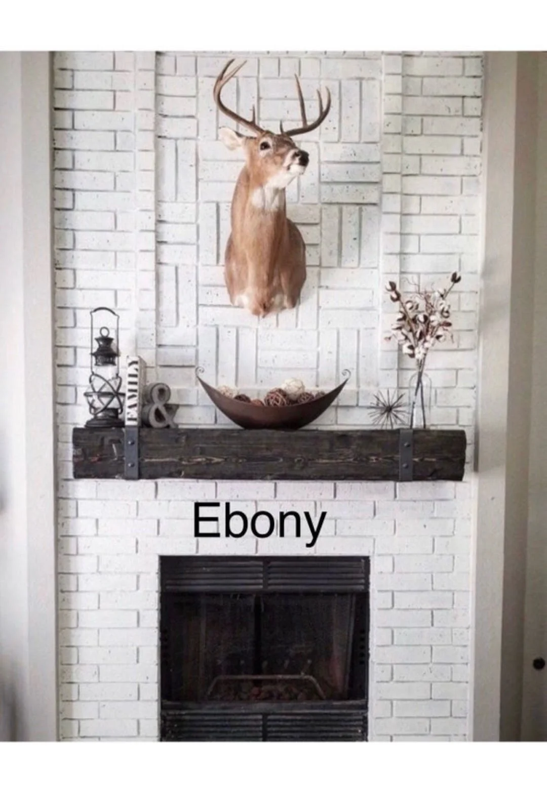 Rustic Fireplace Mantel - Image 4