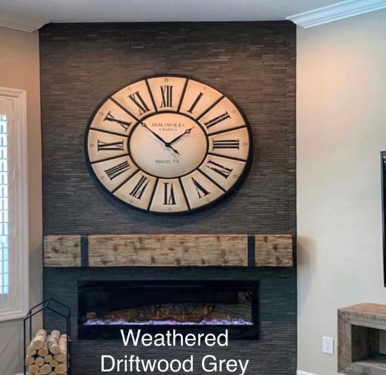 Rustic Fireplace Mantel - Image 2